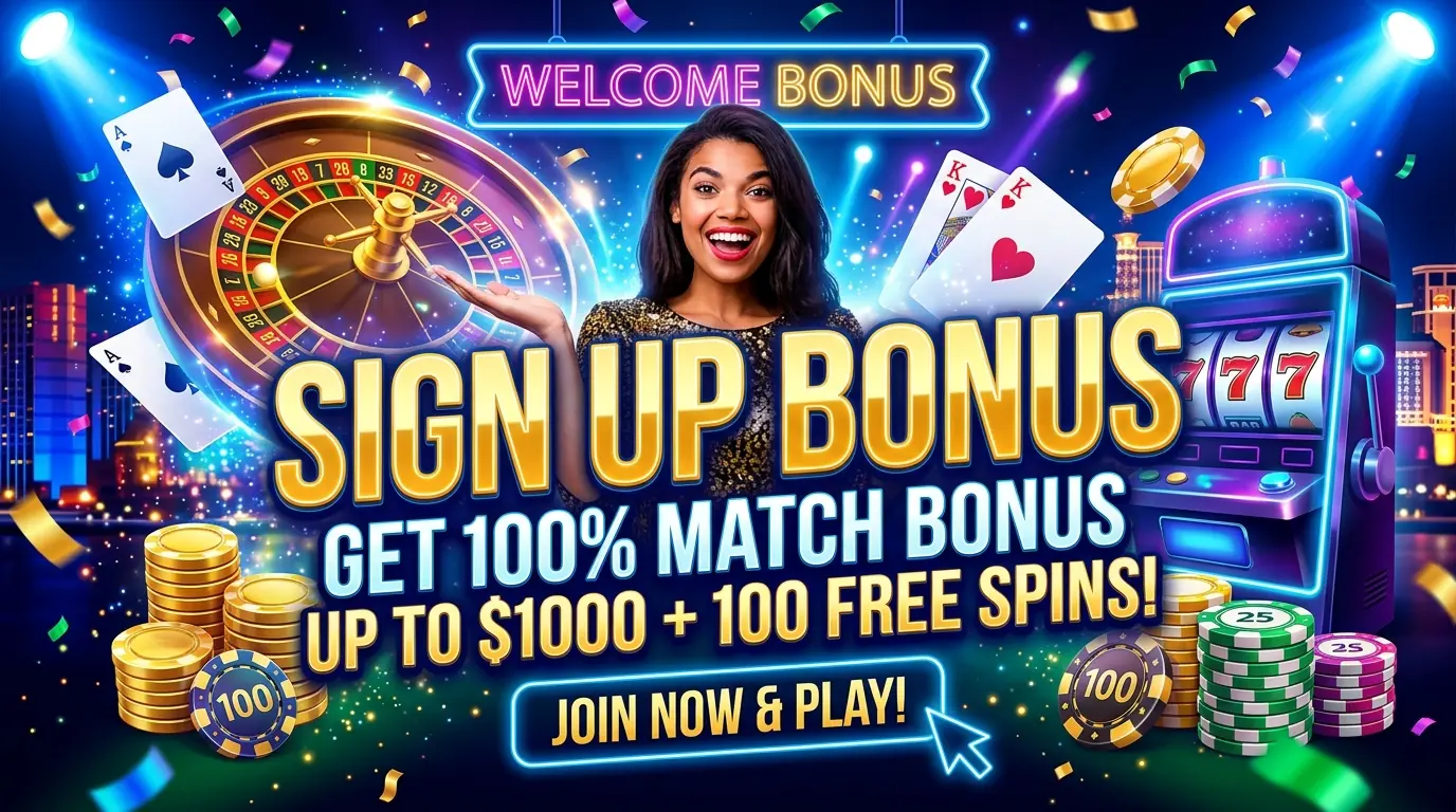 Big Win sign up bonus